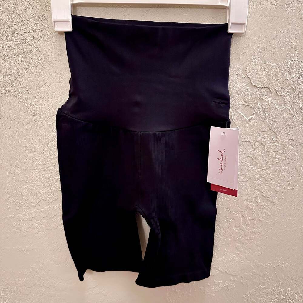 Isabel Maternity by Ingrid & Isabel Seamless Ribbed Maternity Bike Shorts